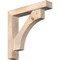 Ekena Millwork Westlake Block Smooth Bracket w/ Offset Brace, Douglas Fir, 5 1/2"W x 28"D x 28"H BKT0604X28X28WTL05SDF - alternate 1